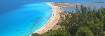 Lefkas mooie strand bij Agios Ioannis