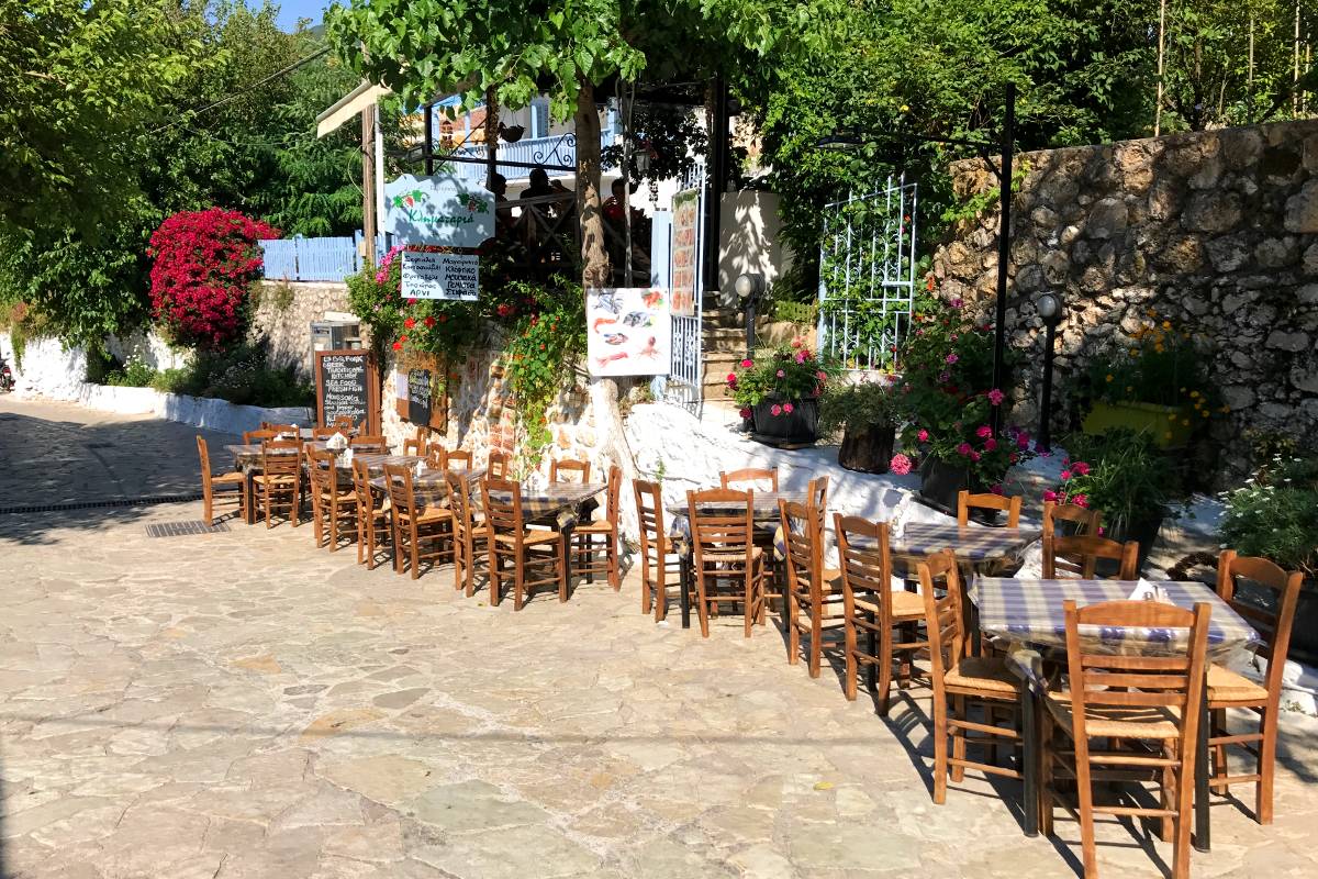 Agios Nikitas op Lefkas taverne